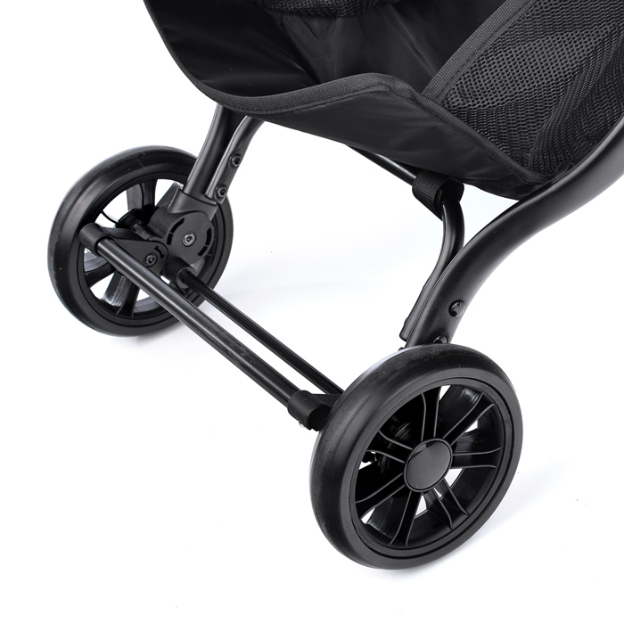 Коляска прогулочная Prammy Black, черный