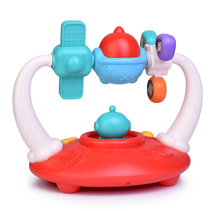 Игрушка музыкальная 368-110 "Летающий корабль" свет, звук, в коробке