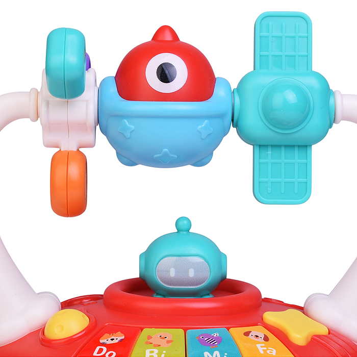 Игрушка музыкальная 368-110 "Летающий корабль" свет, звук, в коробке