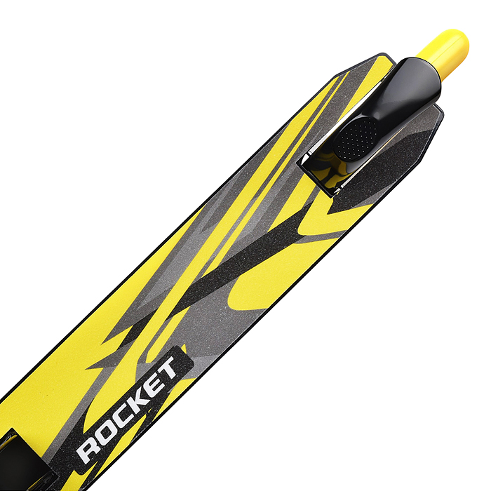Самокат 2-х колесный R0222 ROCKET,колеса PU/ 145 мм,ABEC 7, желтый (в пакете)