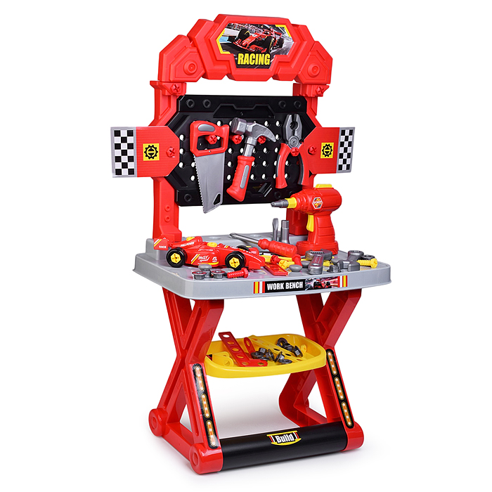 Набор инструментов 661-3007 "Механик" ( цвет красный) в коробке