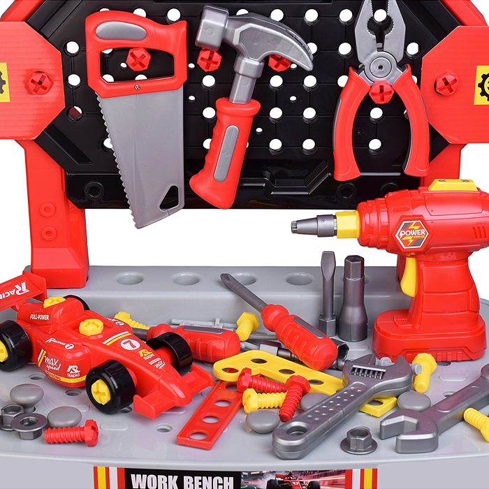 Набор инструментов 661-3007 "Механик" ( цвет красный) в коробке