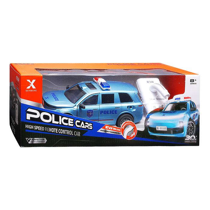 Машина KS-122Y "Крутая полиция" р/у, 27 MHz, в коробке