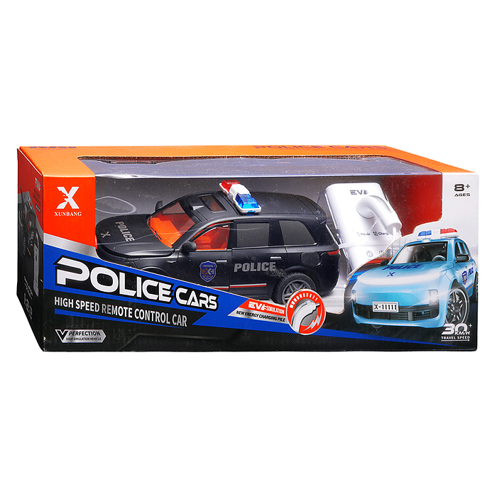 Машина KS-122Y "Крутая полиция" р/у, 27 MHz, в коробке