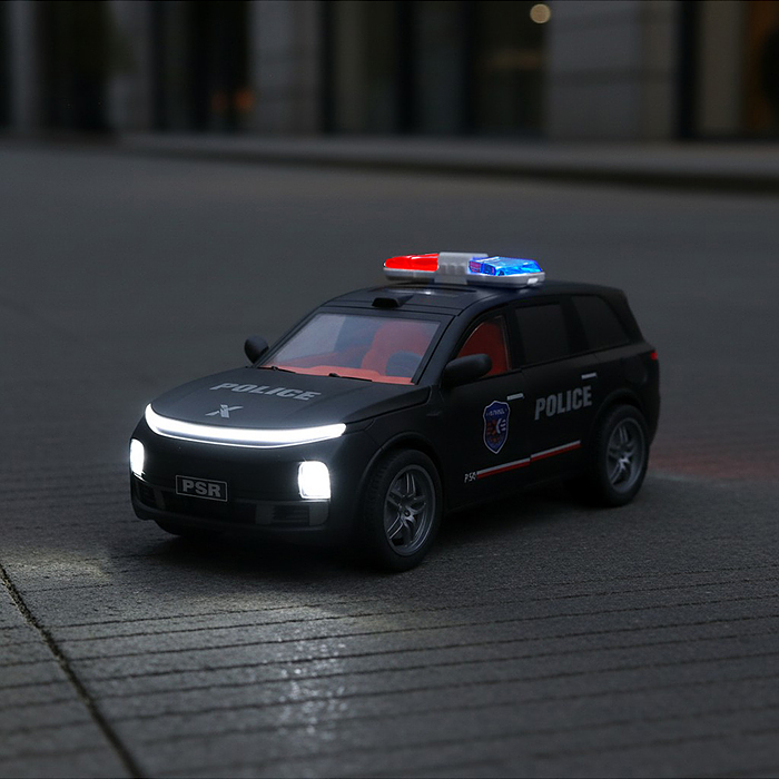 Машина KS-122Y "Крутая полиция" р/у, 27 MHz, в коробке