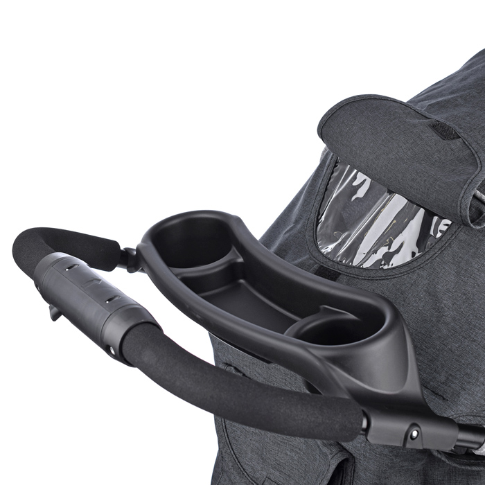 Коляска прогулочная Prammy Graffity, серый