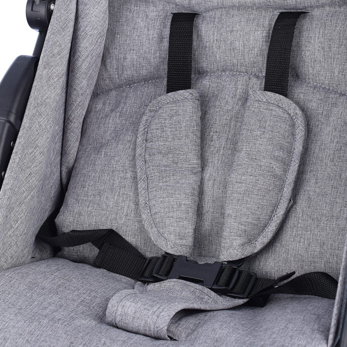 Коляска прогулочная Prammy Graffity, серый