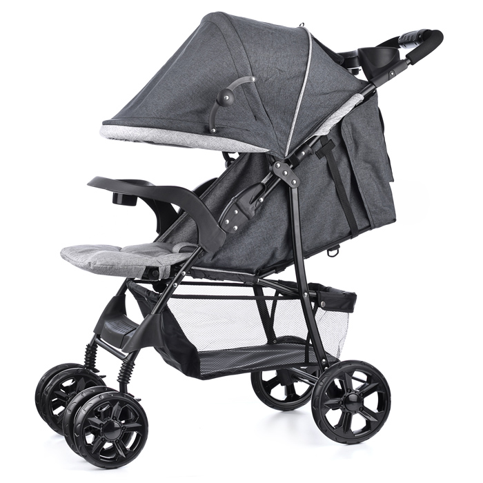 Коляска прогулочная Prammy Graffity, серый