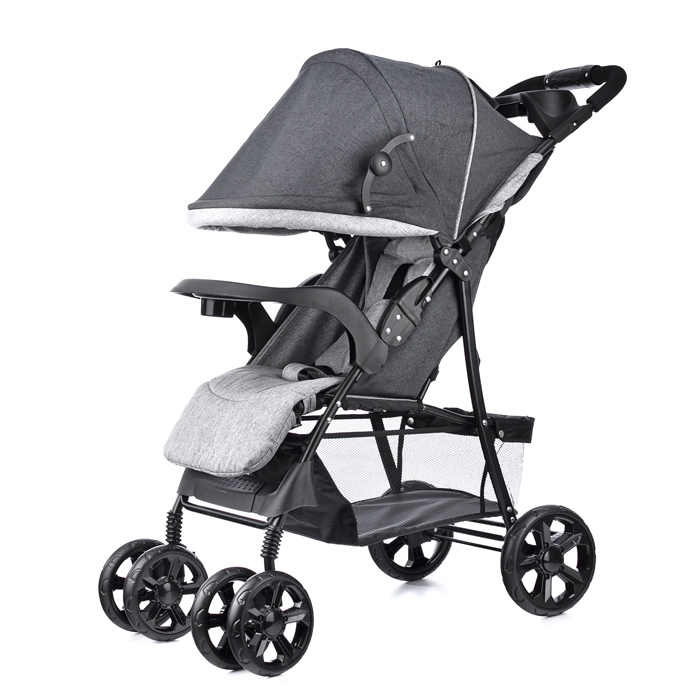 Коляска прогулочная Prammy Graffity, серый