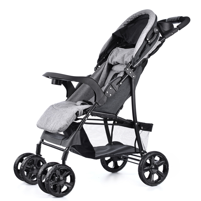 Коляска прогулочная Prammy Graffity, серый