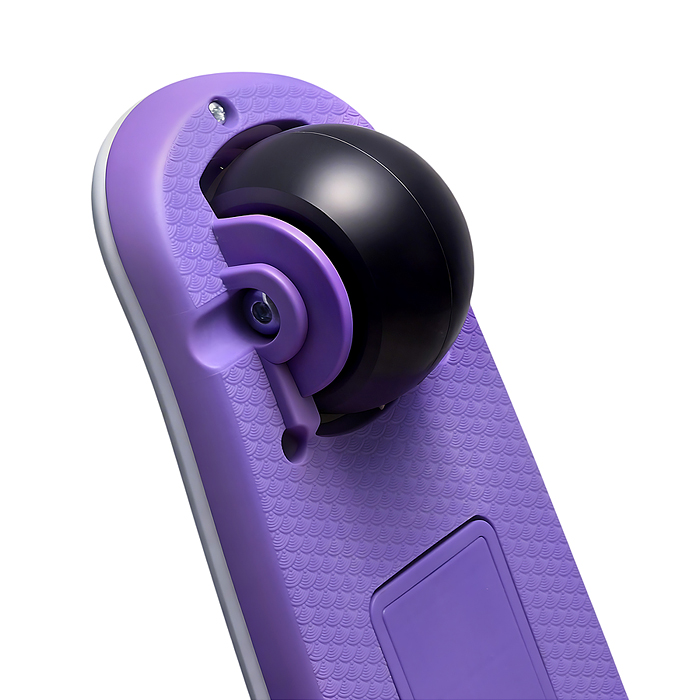 Самокат 3-х колесный ROCKET,колеса PU со светом, R0187 цвет фиолетовый