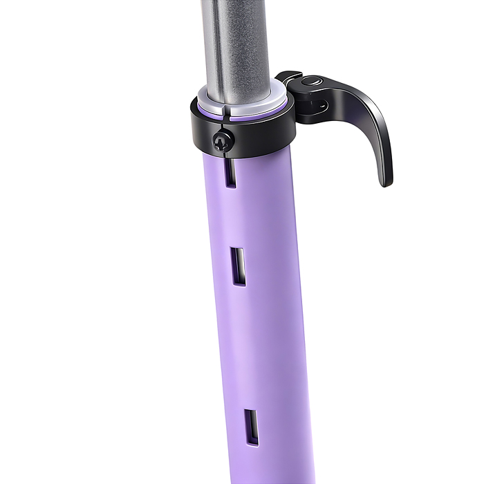 Самокат 3-х колесный ROCKET,колеса PU со светом, R0187 цвет фиолетовый