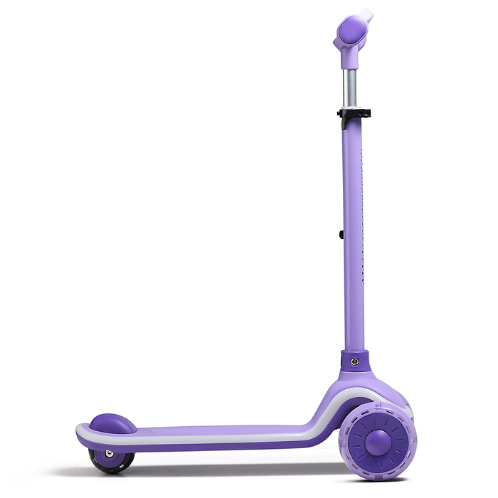 Самокат 3-х колесный ROCKET,колеса PU со светом, R0187 цвет фиолетовый