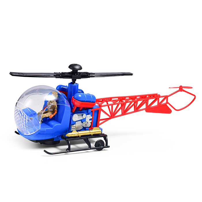 Самолет 286-18 "Полицейский вертолёт" на батарейках, в коробке