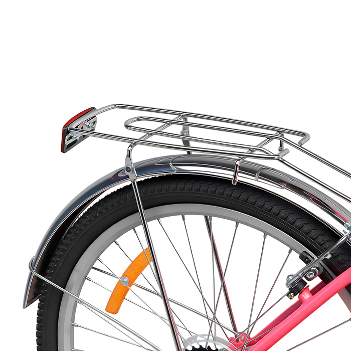 Велосипед 24" Rocket City Fold S 24, цвет розовый, размер 16"