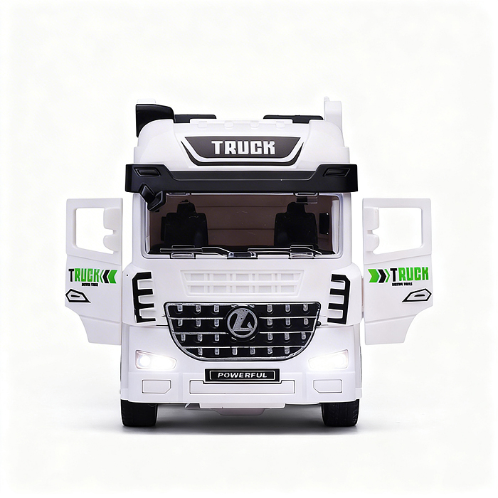 Машина 0100-26A "Автовоз-полиция" (свет, звук) в коробке