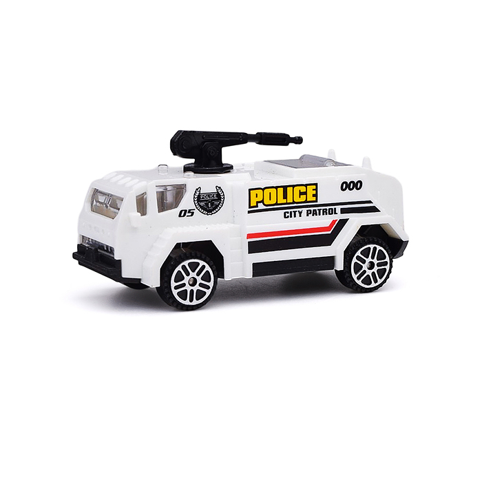 Машина 0100-26A "Автовоз-полиция" (свет, звук) в коробке