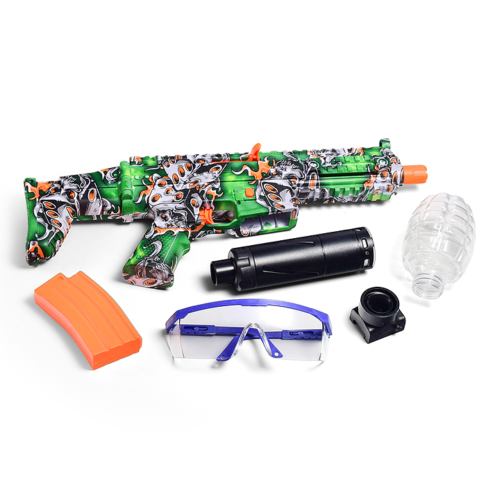 Автомат T02C "Scar" стреляет гелевыми пулями, в коробке