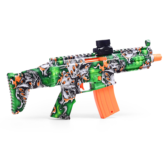 Автомат T02C "Scar" стреляет гелевыми пулями, в коробке