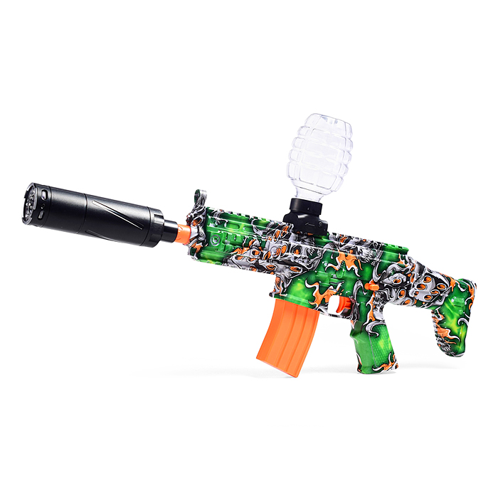 Автомат T02C "Scar" стреляет гелевыми пулями, в коробке