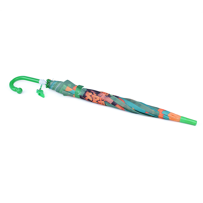 Зонт детский "Чебурашка" r-45см, ткань, полуавтомат