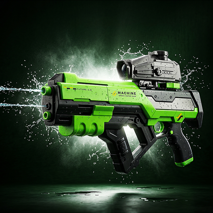 Водное оружие KB1387 "Squid Squad" в коробке (цвет зеленый)