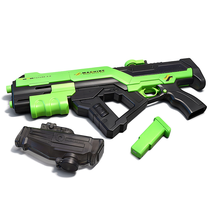 Водное оружие KB1387 "Squid Squad" в коробке (цвет зеленый)