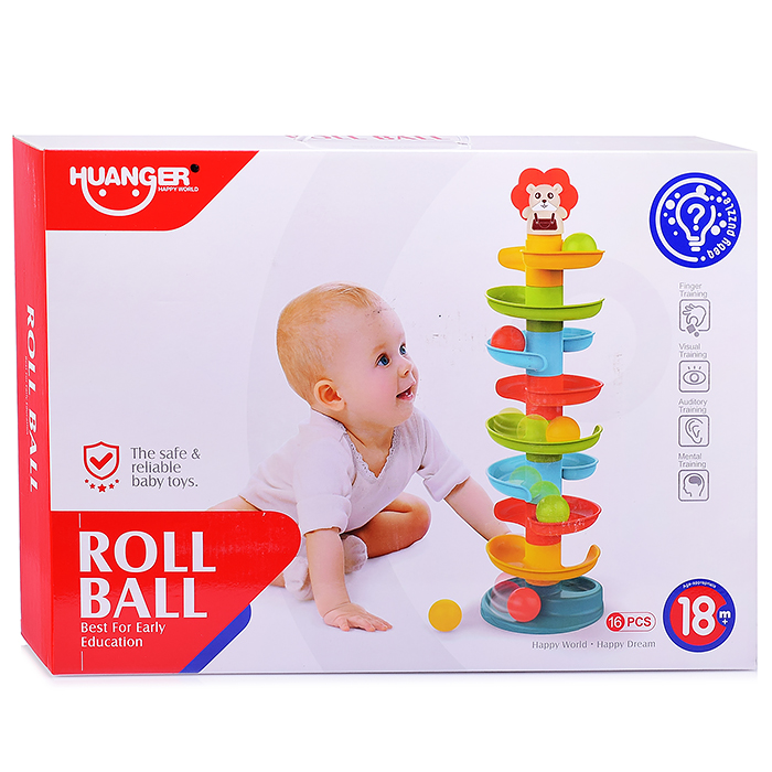 Развивающая игрушка горки HE0292 "Львенок" в коробке