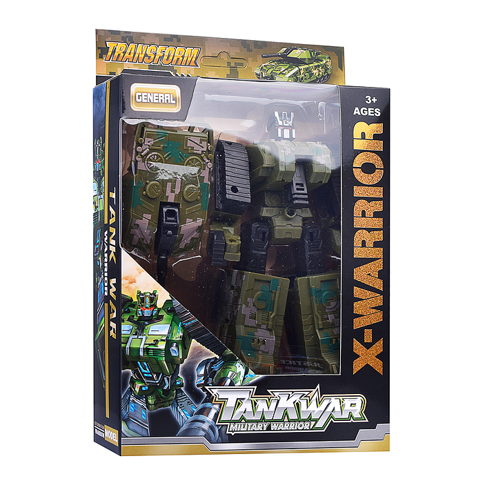 Робот HF1010-16AB трансформирующийся в танк, в коробке