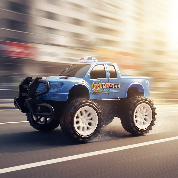 Машина F168-180 "Полицейский вихрь" в пакете