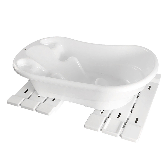 Набор для купания детский (ванна, полки 2 шт.) белый