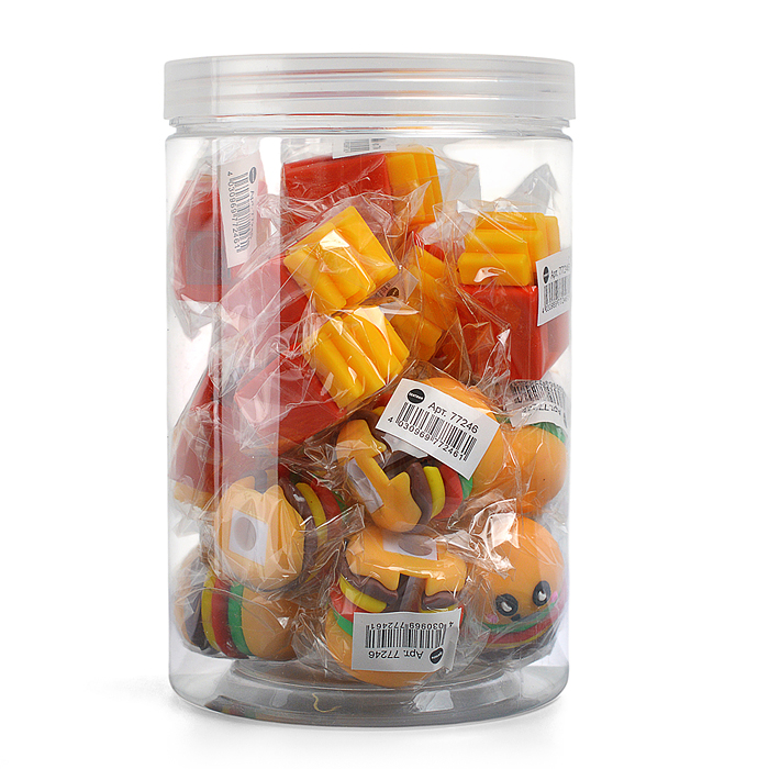 Точилка "Fast food" 3,5х2х1 см, в ассортименте