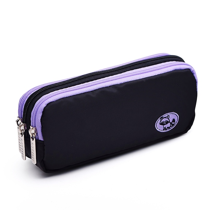 Пенал "Fluffy Ears. Raccoon" 210x85x55 мм прямоугольный, плотный износостойкий нейлон с вод