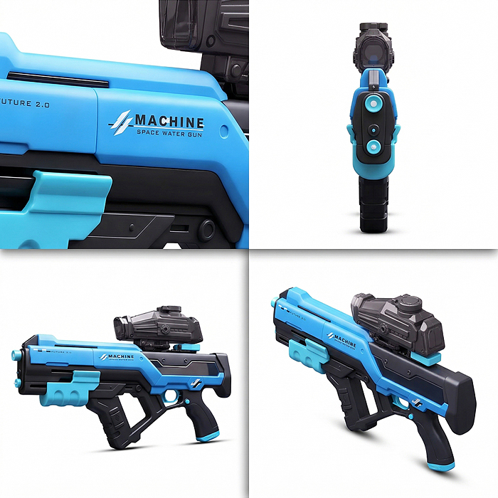 Водное оружие KB1387 "Squid Squad" в коробке (цвет синий)