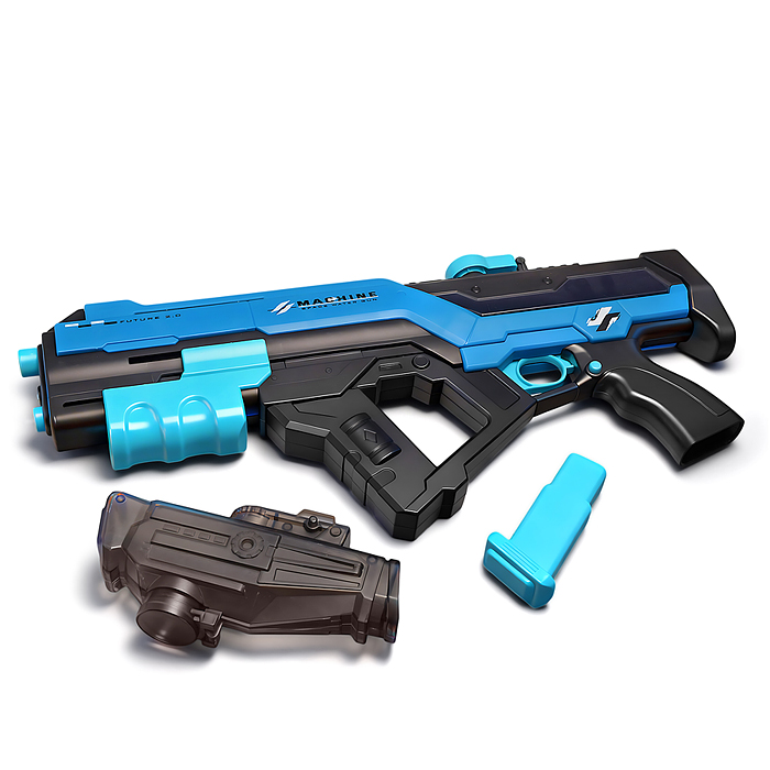 Водное оружие KB1387 "Squid Squad" в коробке (цвет синий)