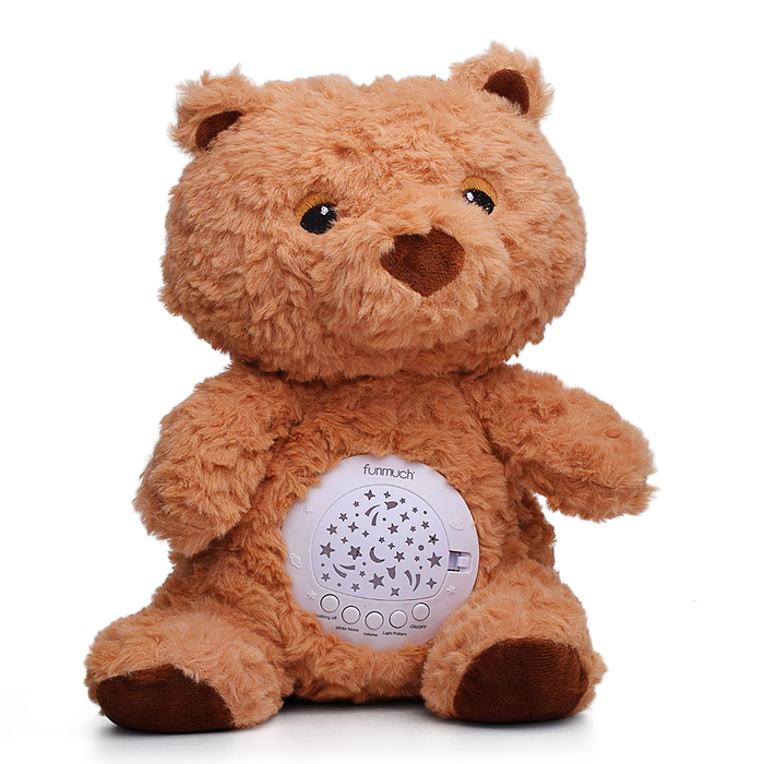 Медведь FM666-80 "Плюшевый друг" свет, звук, в коробке