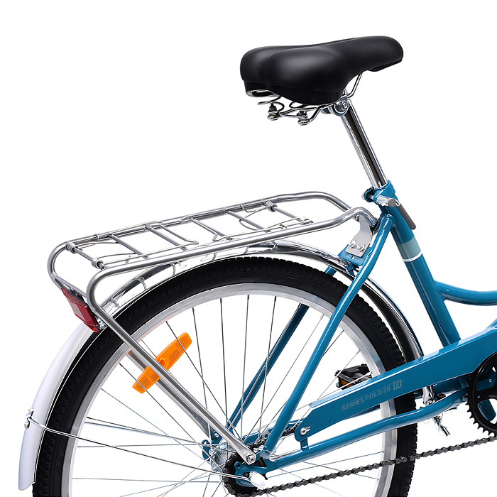 Велосипед 26" Rocket City Fold 26, цвет бирюзовый, размер 19"