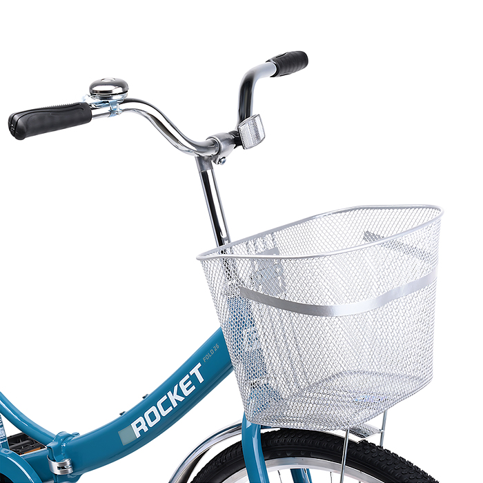 Велосипед 26" Rocket City Fold 26, цвет бирюзовый, размер 19"