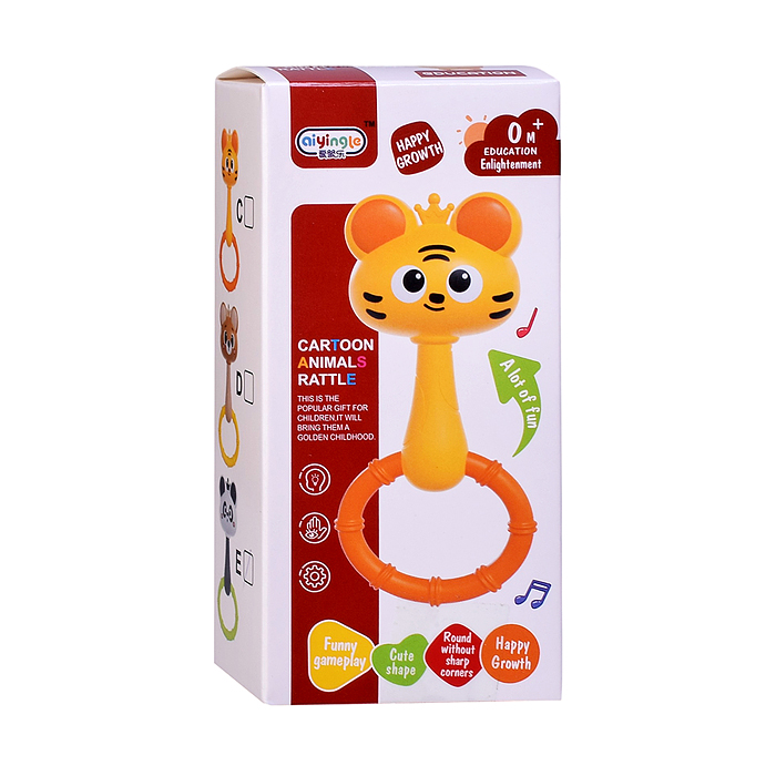 Погремушка 368-94C "Тигренок" в коробке