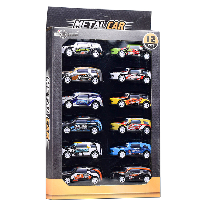 Набор машин KZ957-128B "Победители" металл, в коробке