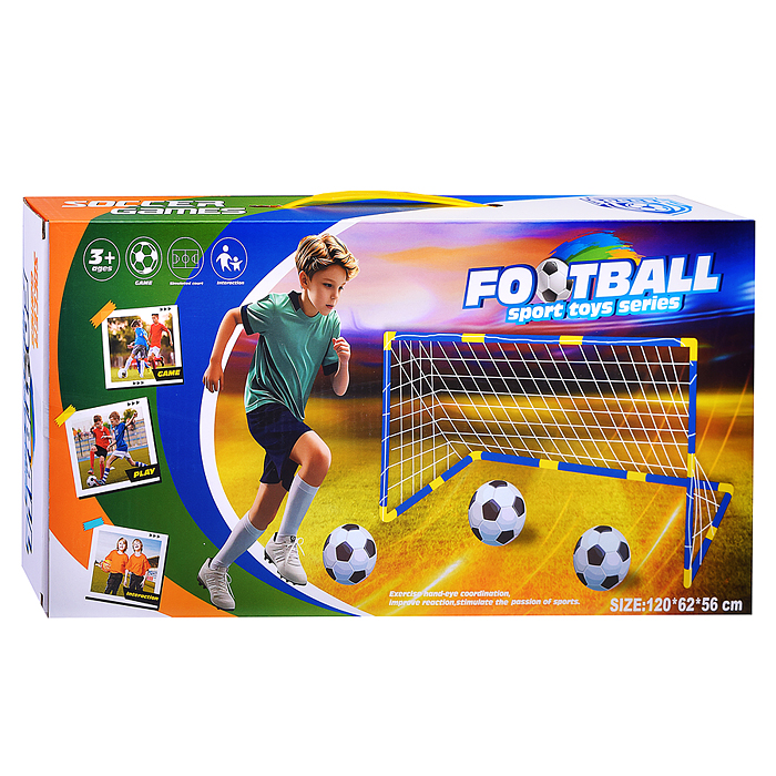 Ворота футбольные 1120-102 "Юный футболист" в коробке