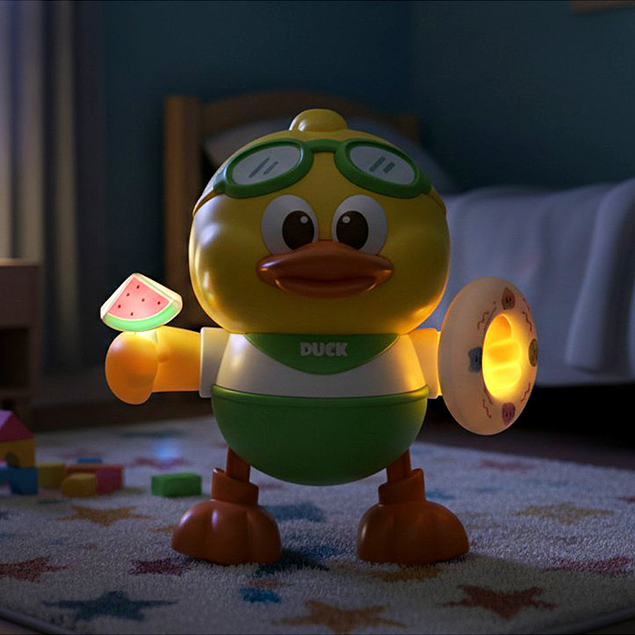 Утенок 368-119A "Милый друг" свет, звук, в коробке