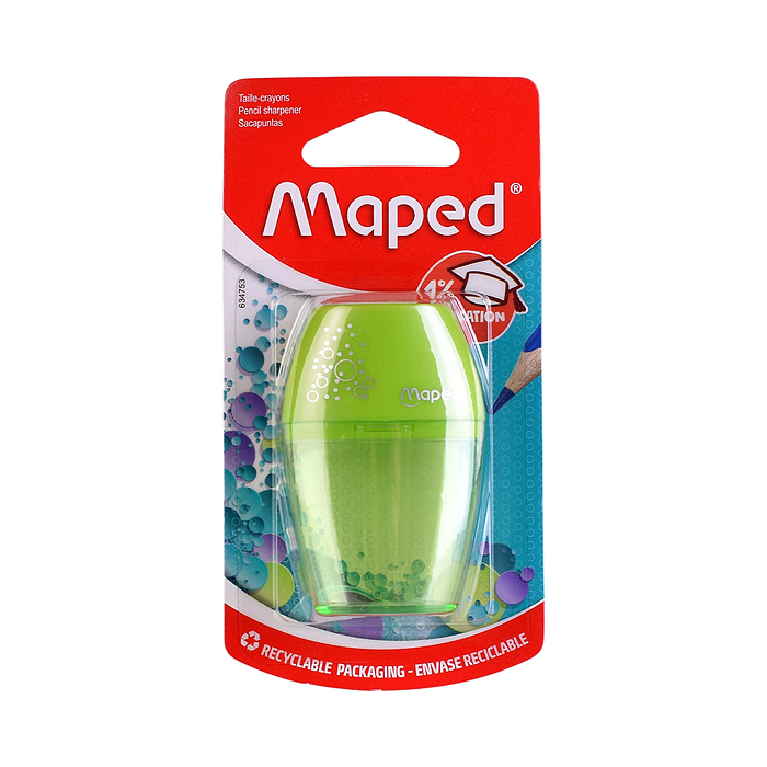 Точилка 1 отверстием с контейнером "Shaker"