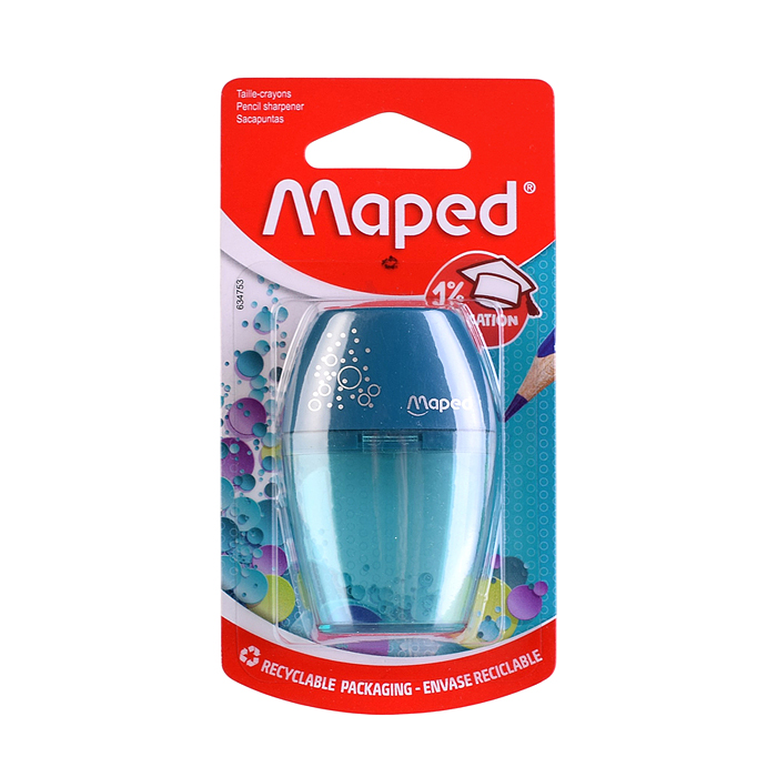 Точилка 1 отверстием с контейнером "Shaker"