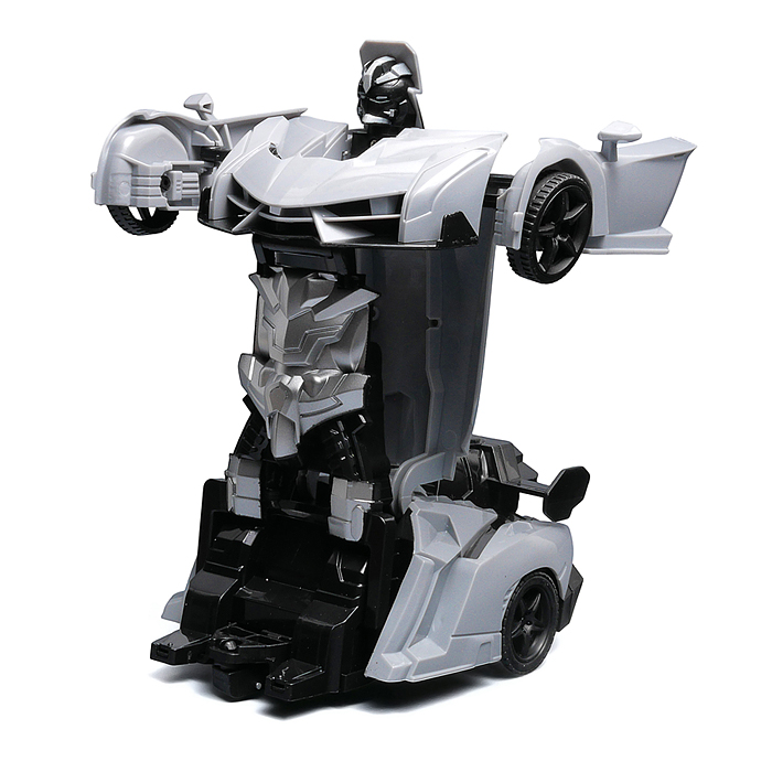 Машина 986-4A "Машина-робот" р/у, 27 MHz, со спреем, с аккум., в коробке 