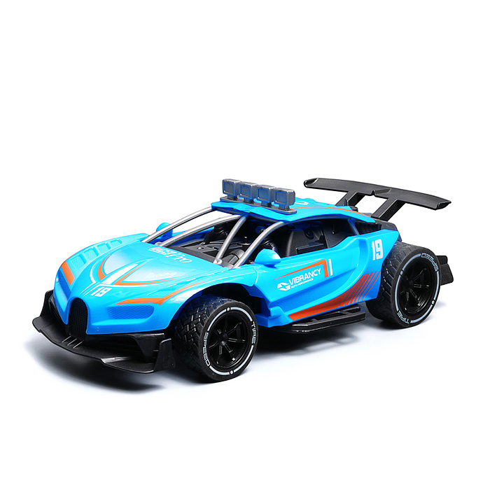 Машина 986-17 "Турбо мощь" р/у, 27 MHz, со спреем, с аккум., в коробке 