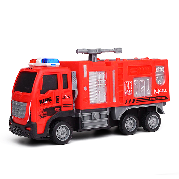 Машина  на Р/У, 27 MHz MD169-3A "Пожарная машина" в коробке