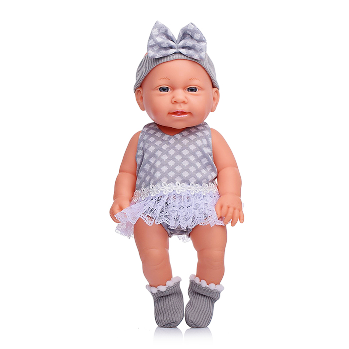 Пупс L-2411D "Ева" с аксессуарами, в коробке