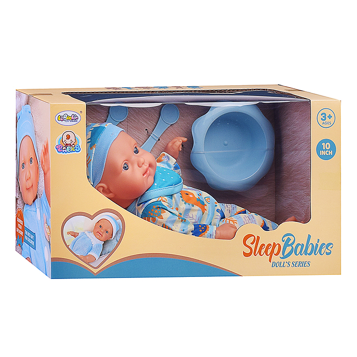 Пупс L-8046B9 "Миша" с аксессуарами, в коробке