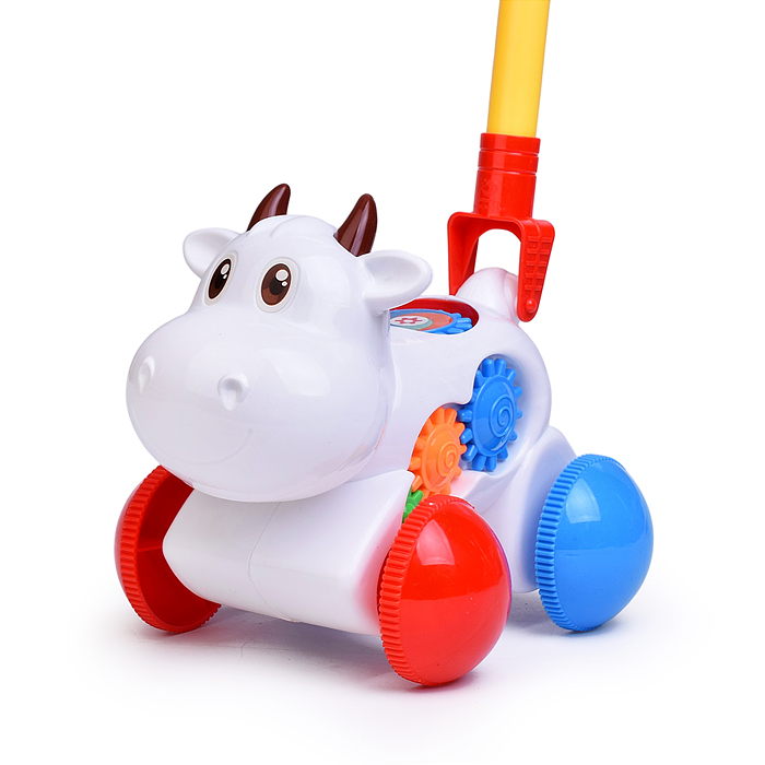 Каталка 0516 "Звонкая корова" в пакете